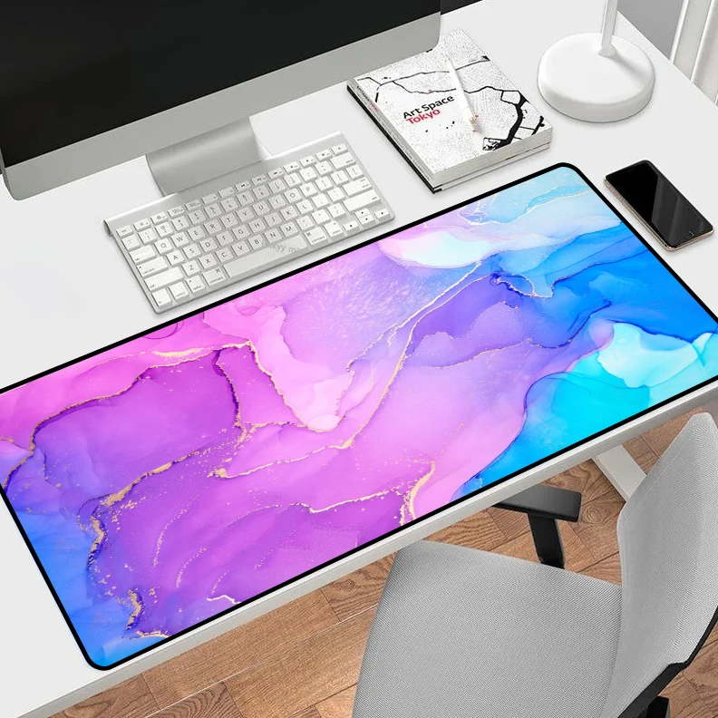 

Мраморный большой игровой коврик для клавиатуры, аксессуары для мыши Xxl, игровой Настольный коврик, коврики, коврики для ПК, коврик для мыши, протектор мыши, клавиатуры