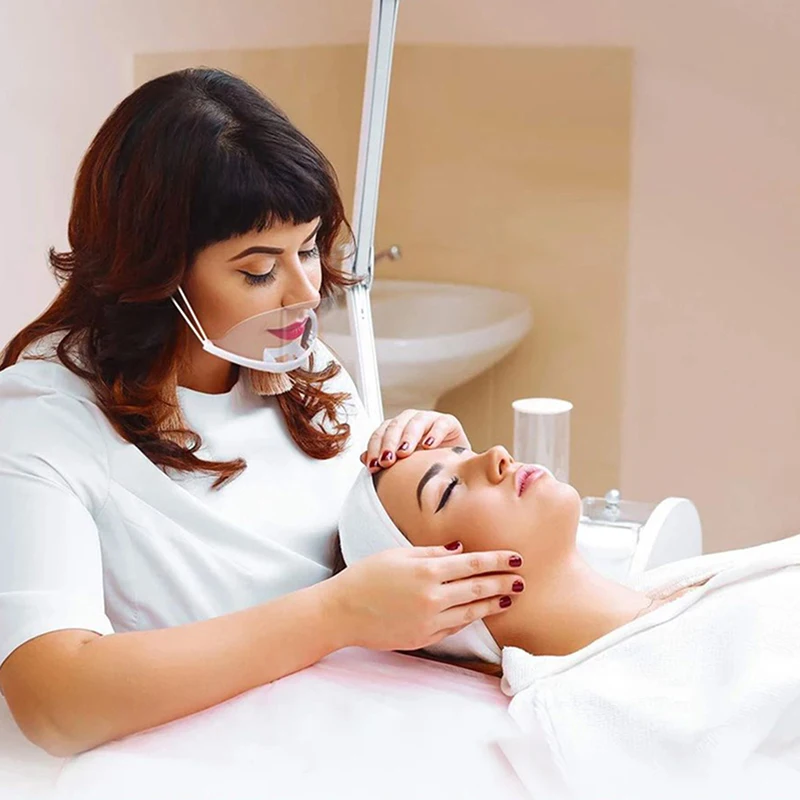 Многоразовая прозрачная противотуманная маска 5/10/20 шт. защитная для маникюра