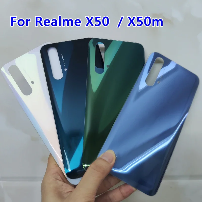 6 57 &quotдля Realme X50 задняя крышка батарейного отсека X50m X50t пластиковая корпуса для OPPO