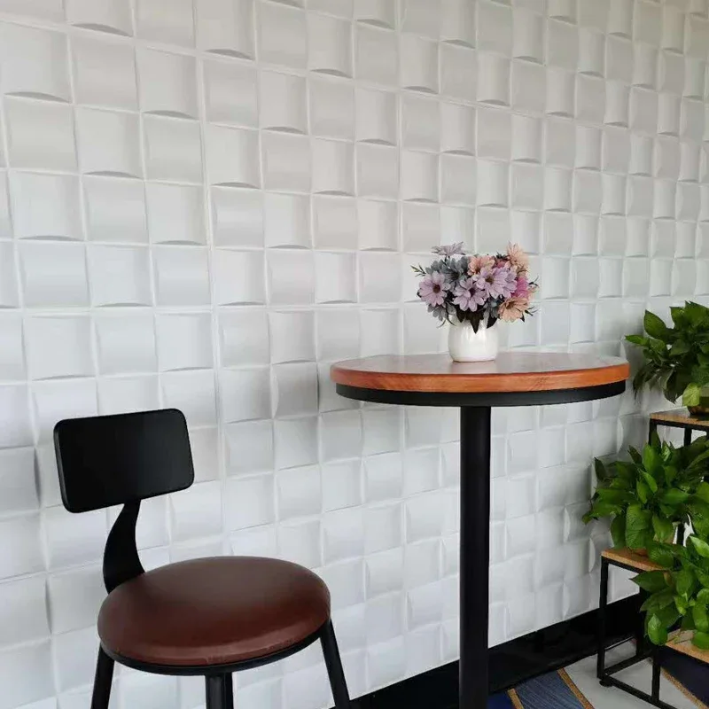 30x30 см 3d художественная гипсовая резка геометрическая алмазная резная древесина