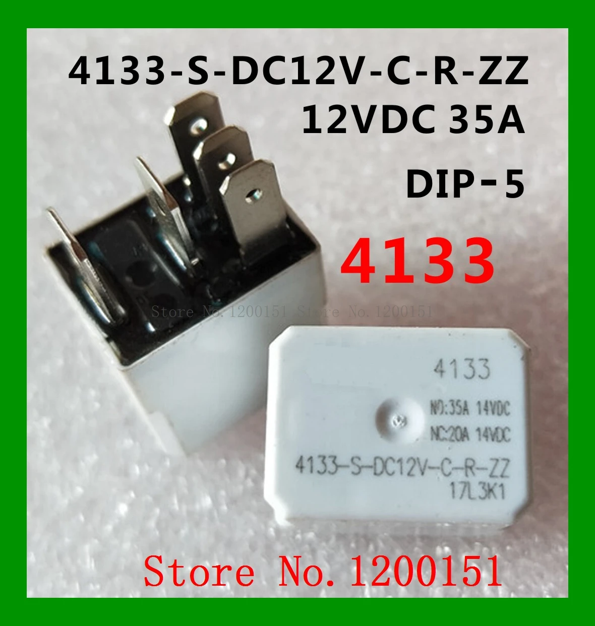 4133 4133-S-DC12V-C-R-ZZ 4133-S-DC12V-C-R 12V 35A реле dip-5