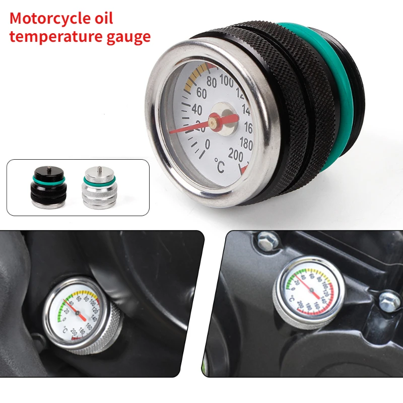 

Motorcycle Engine Oil Temperature Gauge M30x1.5 Suitable for Kawasaki 1987-1998 W650 W400 W800 Oil Gauge