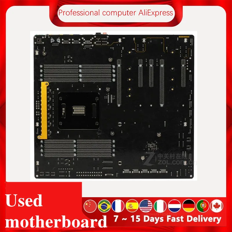 Материнская плата для ASRock X99 OC FORMULA оригинальная б/у материнская X99M 2011 Socket LGA Core i7