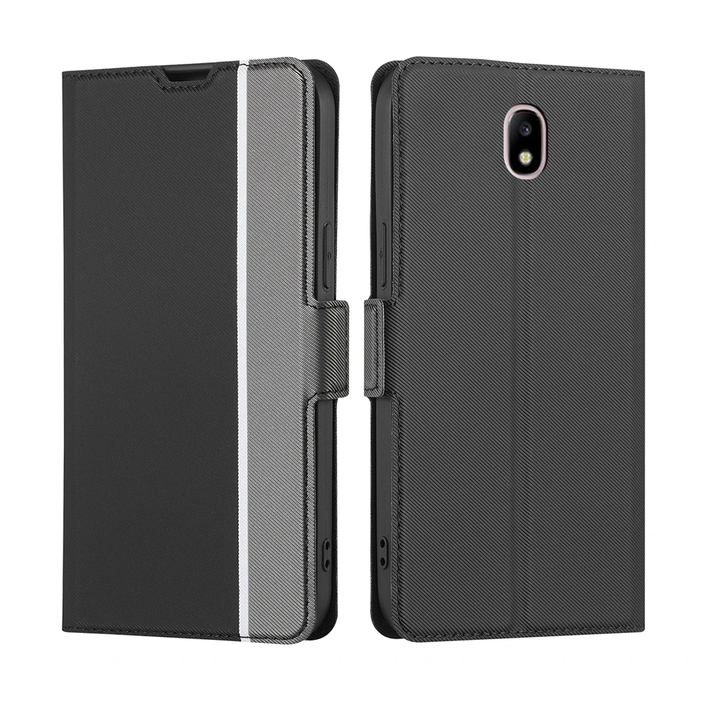 Card Slots Leather Case for Samsung Galaxy J5 J7 J3 Pro J4 J6 J3 J2 2018 2017 2016 Book Case Magnetic Wallet Phone Cover