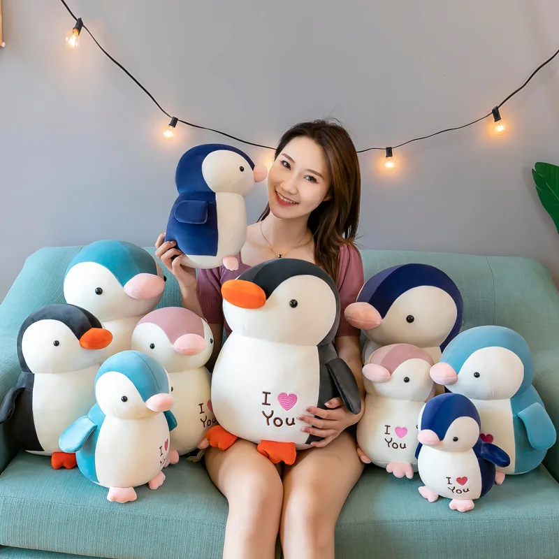 

Children's Plush Toys Cute Little Penguins Soft Animals Cartoon Pillow Pads Plush Dolls Toys Girls Children's Birthday Gifts