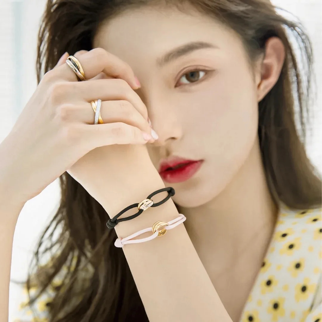 2024 Европа Америка высокое качество три кольца очаровательная пара роскошное