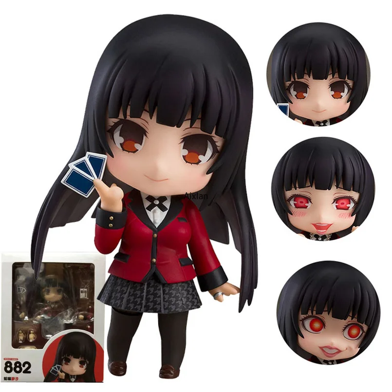

10Cm #882 Jabami Yumeko Anime Figure Models Kakegurui - Compulsive Gambler Anime Figurine Figural Models Action Toy Figures