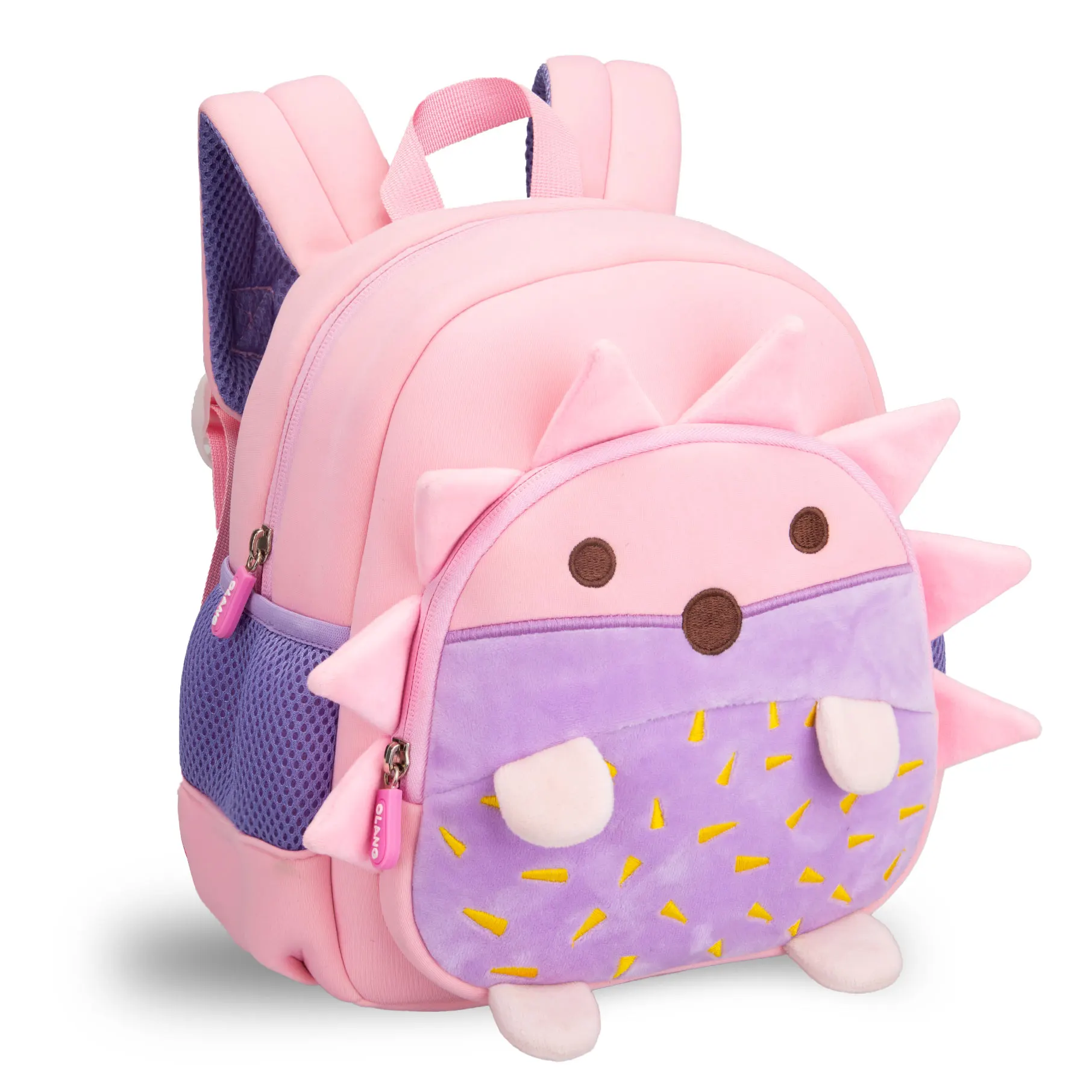 

Cartoon 3D Hedgehog Kids Backpack Anti-lost Kindergarten Boys Girls Schoolbag Cute Childrens School Bag Waterproof Gift Mochila