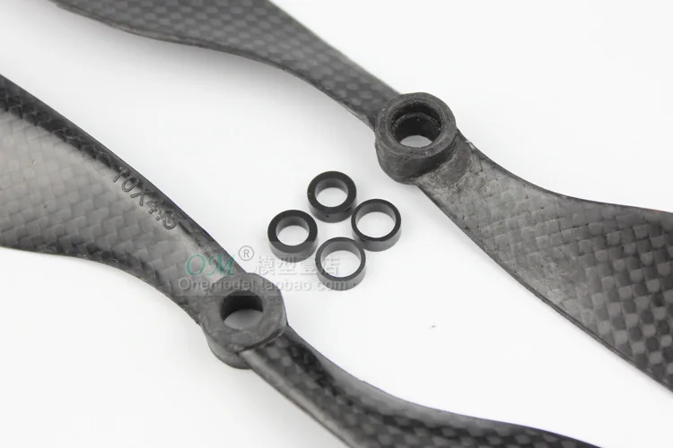 Лопасть пропеллера из углеродного волокна 9443 самоблокирующийся реквизит 3K для DJI