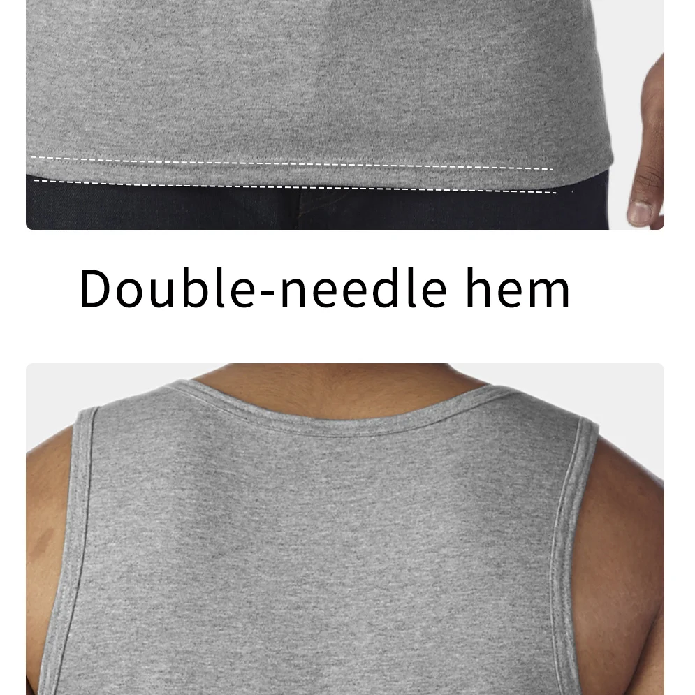 Коллекция 2023 года майка с индивидуальным принтом и логотипом мужская для фитнеса