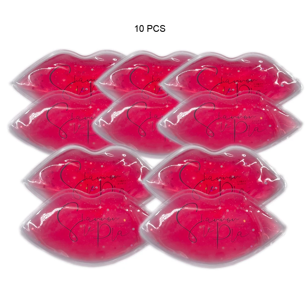 Гелевые пакеты для губ гибкая охлаждающая подкладка холодного компресса румян