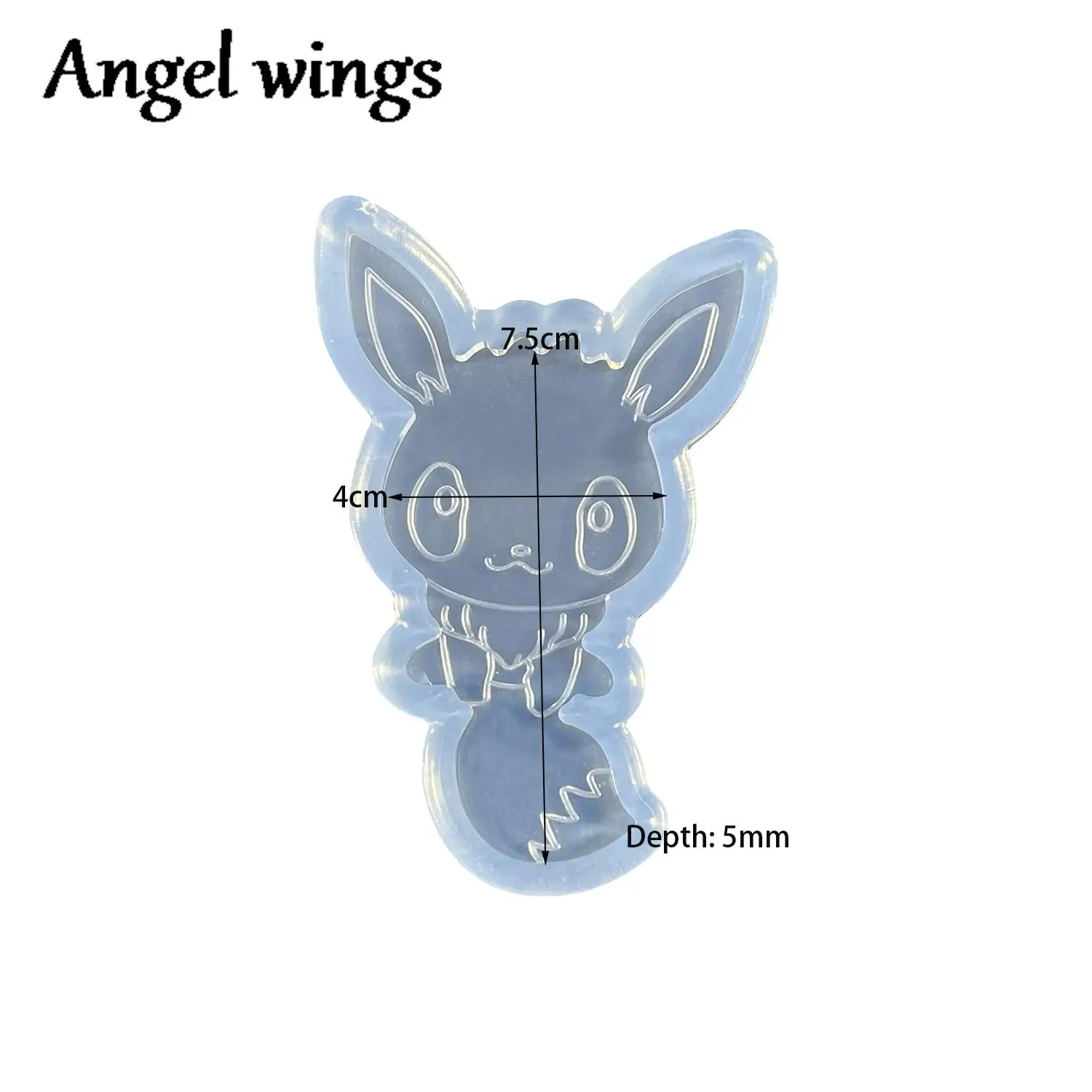 DY1713 Блестящая аниме-фигурка, силиконовая форма для рукоделия, изделия из смолы, эпоксидная смола, мультяшные брелки, формы для подвесок