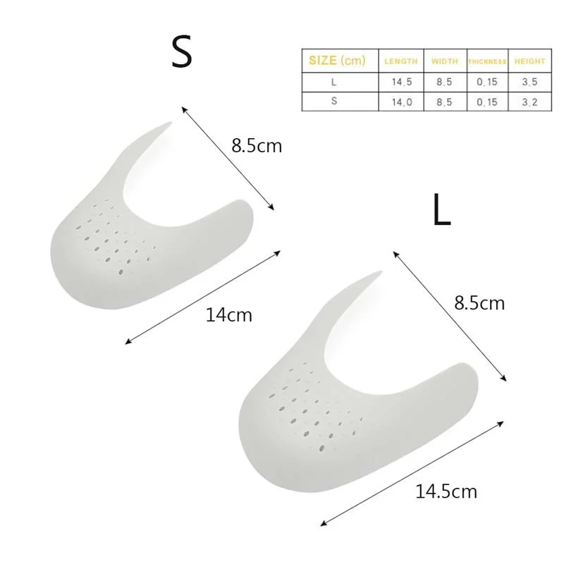 10 Pairs Shoe Crease Protector Women Anti Creased Men for Sneaker Protection Shape Keeper Shoes Trees Kit Toe Caps Extender Care