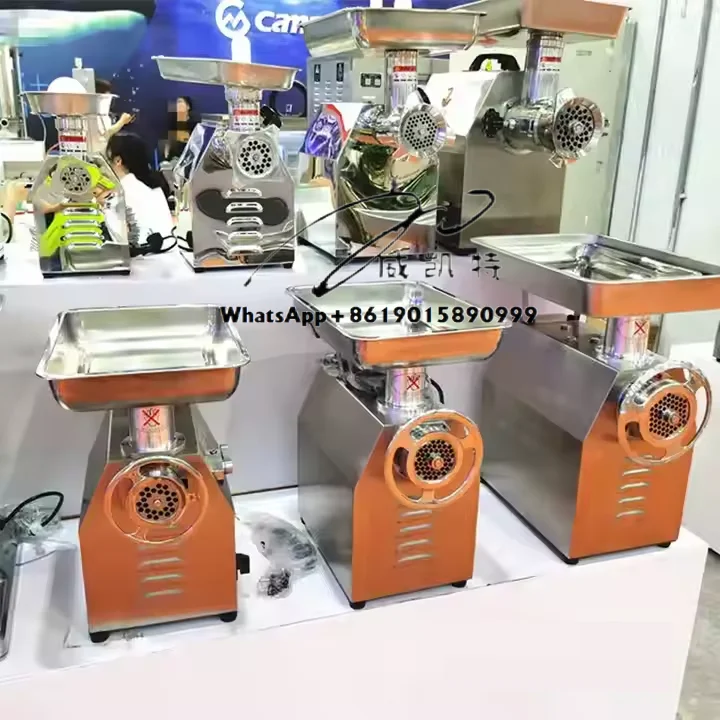 Фото TK12 TK22 TK32 Электрическая коммерческая мясорубка Picadora Molinos De Carne Измельчение №1