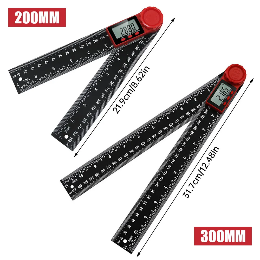 200/300 мм цифровой транспортир линейка угломер инклинометр электронный гониометр