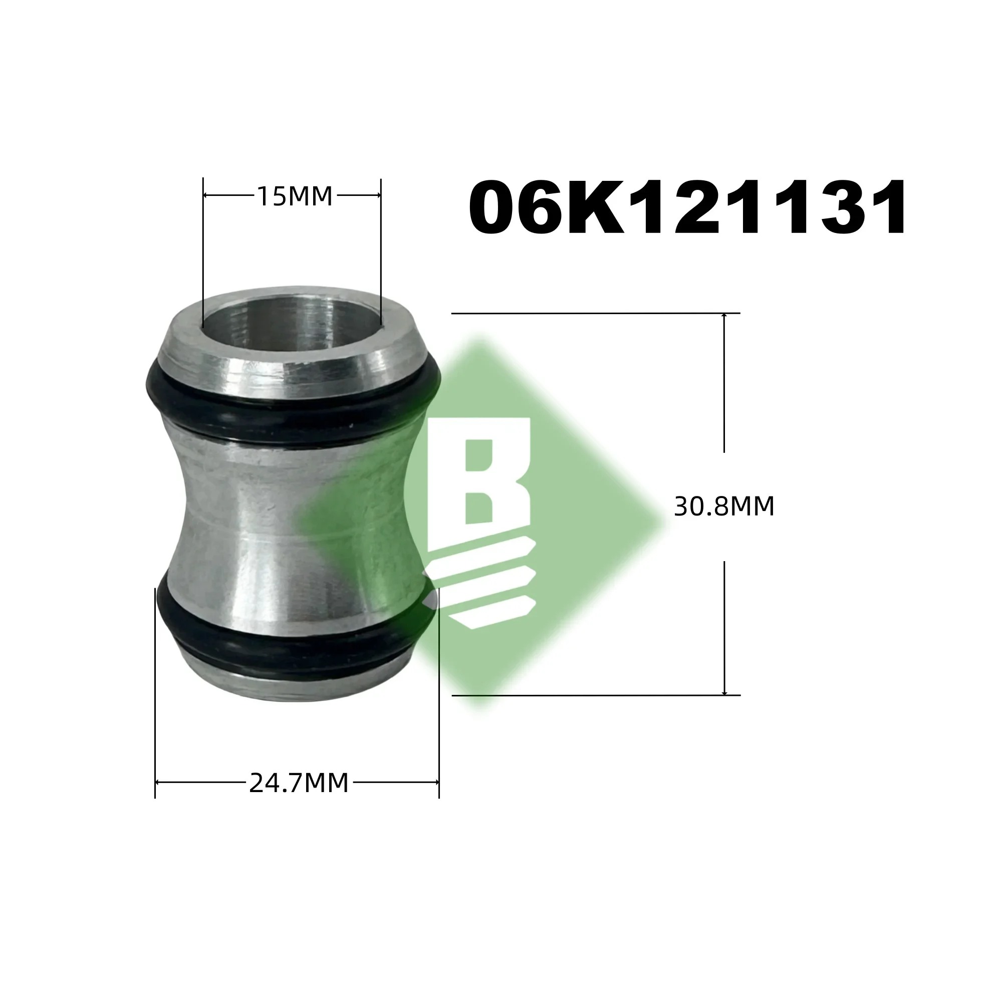 

06Х 121131 B для Audi A4A5A6A7Q3Q5 VW Passat CC Golf 6 Tiguan EA888 водяной насос двигателя, трубка охлаждающей жидкости, разъем масляного радиатора 06K 121131