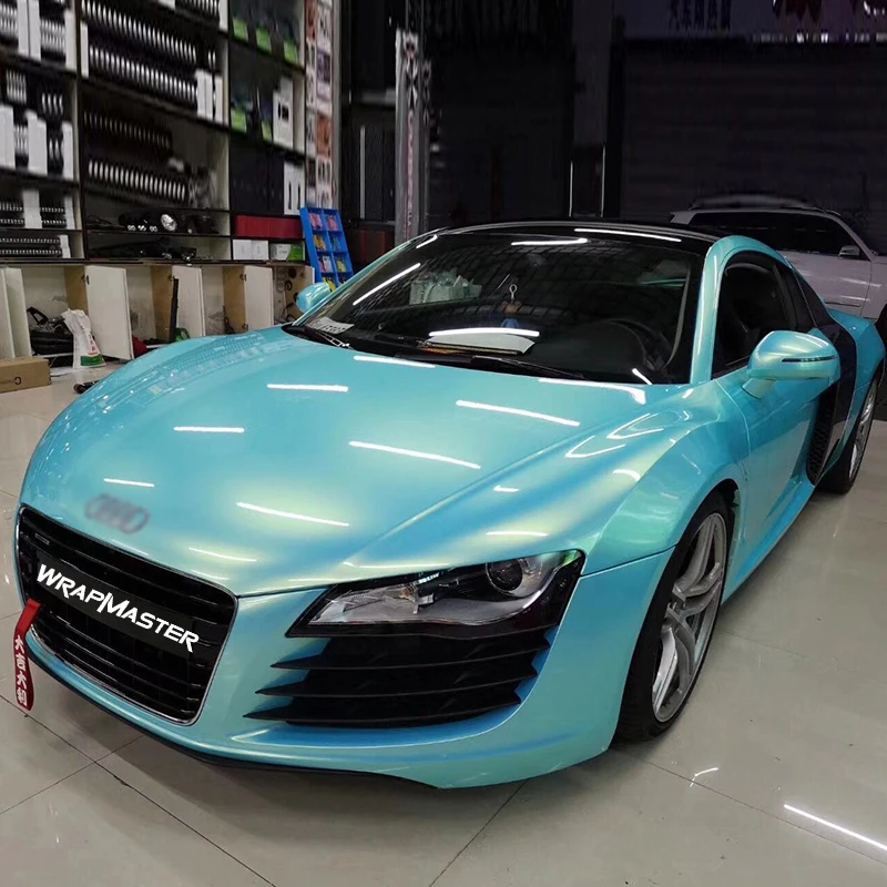 5*56FT Волшебное золото ледяной синий цвет защита от краски обертка из углеродного