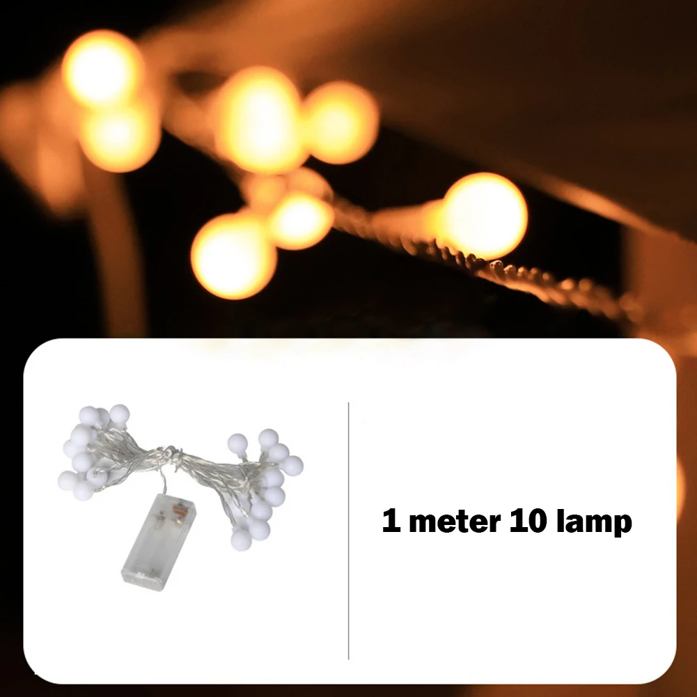 

Фотообои 1-10 м, 10-80 круглых лампочек, лампочки, бусины, теплый свет, палатка для кемпинга, строка, лампа для кемпинга, уличные инструменты