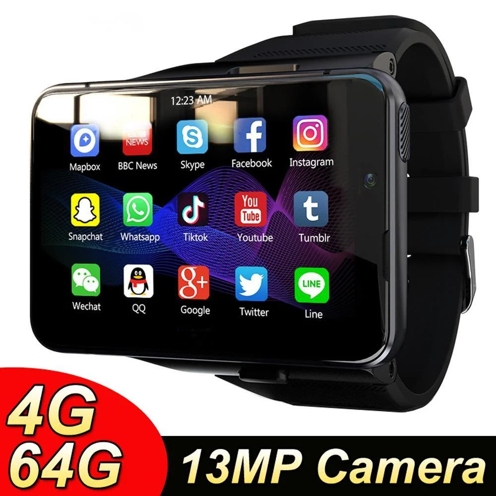 

2023 Men 4G Smart Watch Detachable SIM Card 4GB RAM 64GB ROM 2300mAh Big Screen 2.88'' Dual Cameras Wi-Fi GPS Sports Smartwatch