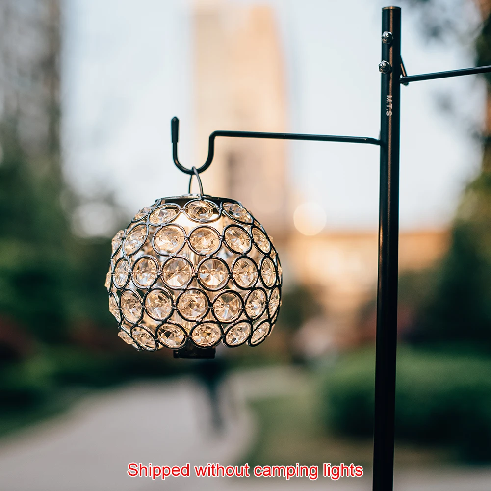 

Портативный защитный светильник кемпинга, Круглый абажур с отверстиями для теней, светильник щение для кемпинга, атмосферное украшение для...