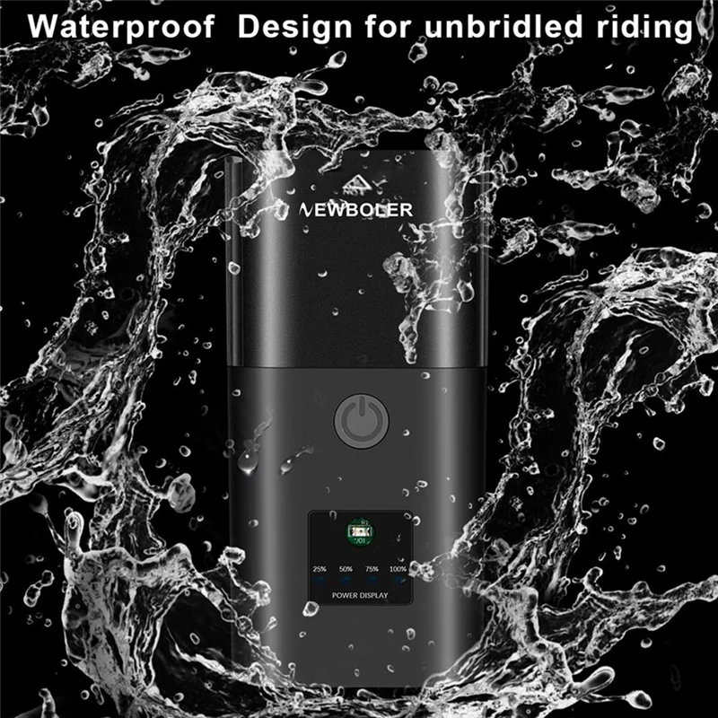Фото ABHS-велосипедный фонарь 1000 люмен 4000 мАч велосипедная фара Power Bank фонарик руль USB зарядка дорожное велосипедное освещение №1