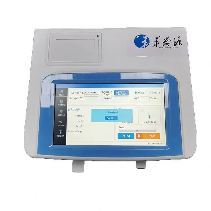 

Multifunctional Gluconic Acid Tester Test Kit Monitoring Blood Glucose Meter Without Blood Analyzer Poct Quick Checker