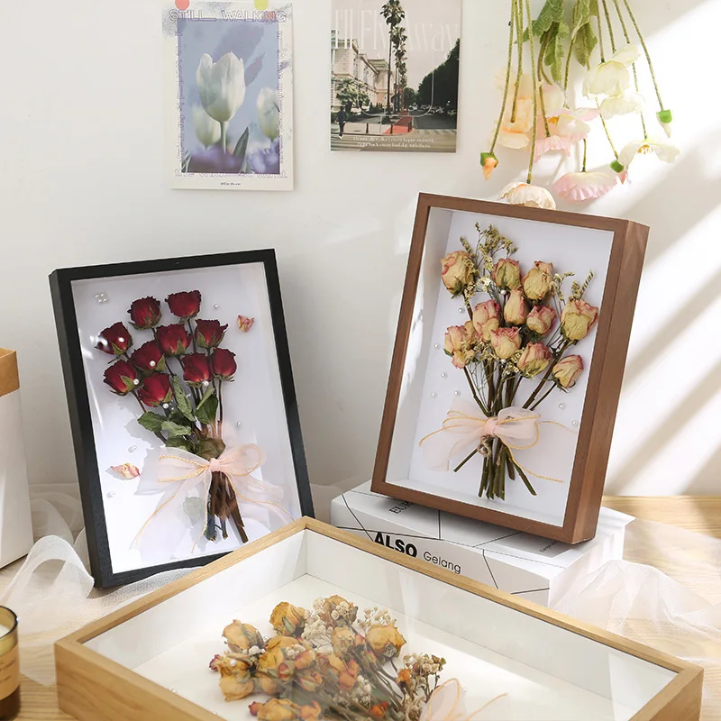 

1256liyou Simple wooden picture frame table 5 "6" 7 "8" 10 "A4 creative Chinese mounted wall picture frame