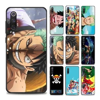 japan anime one piece luffy zoro phone case for xiaomi mi 9 9t se mi 10t 10s mia2 lite cc9 note 10 pro 5g soft silicone