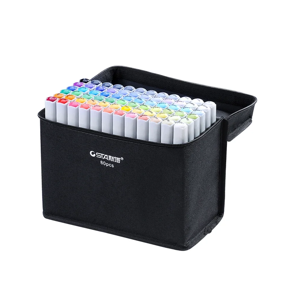 Набор маркеров для художественных эскизов студентов тонкий наконечник на