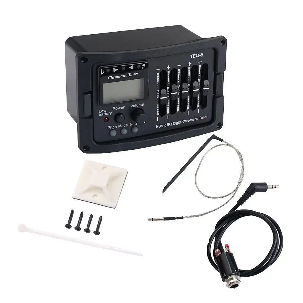 

Гитарный приемник, устройство Preamp для гитары, тюнер TEQ, пьезо W, регулятор громкости