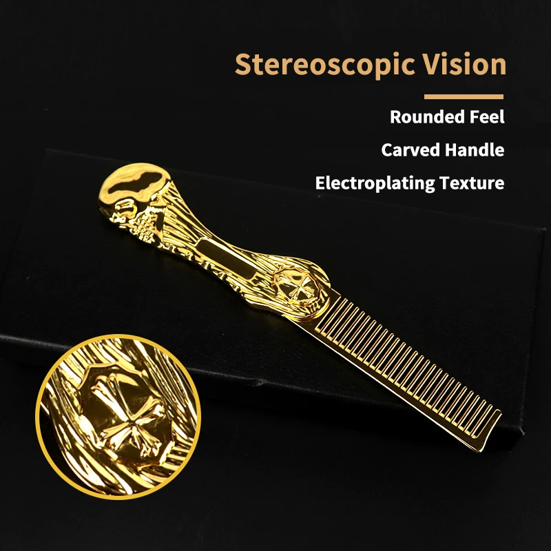 Складная Расческа для бороды из нержавеющей стали |