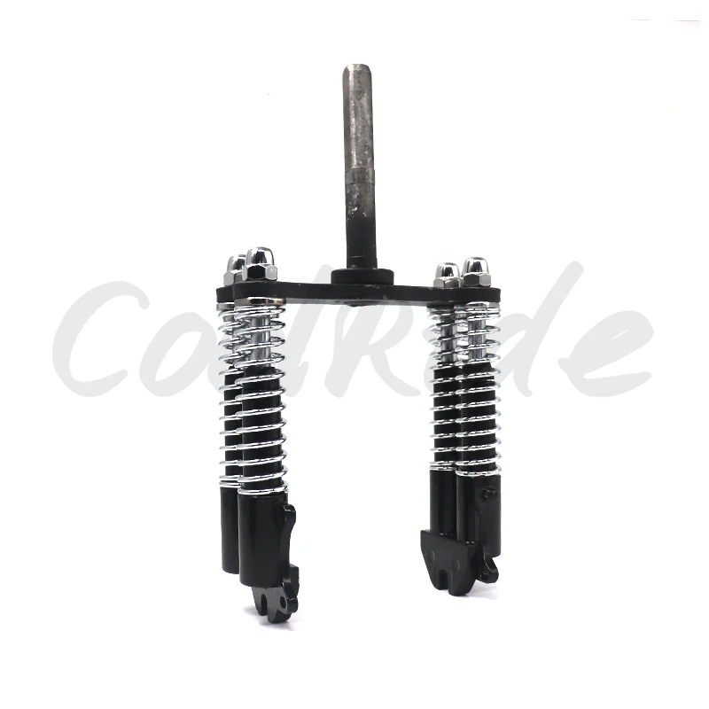 

10 Inch Electric Scooter Double Head Suspension Front Shock Absorber M12 for FLJ Scooter Hydraulic Spring Damping