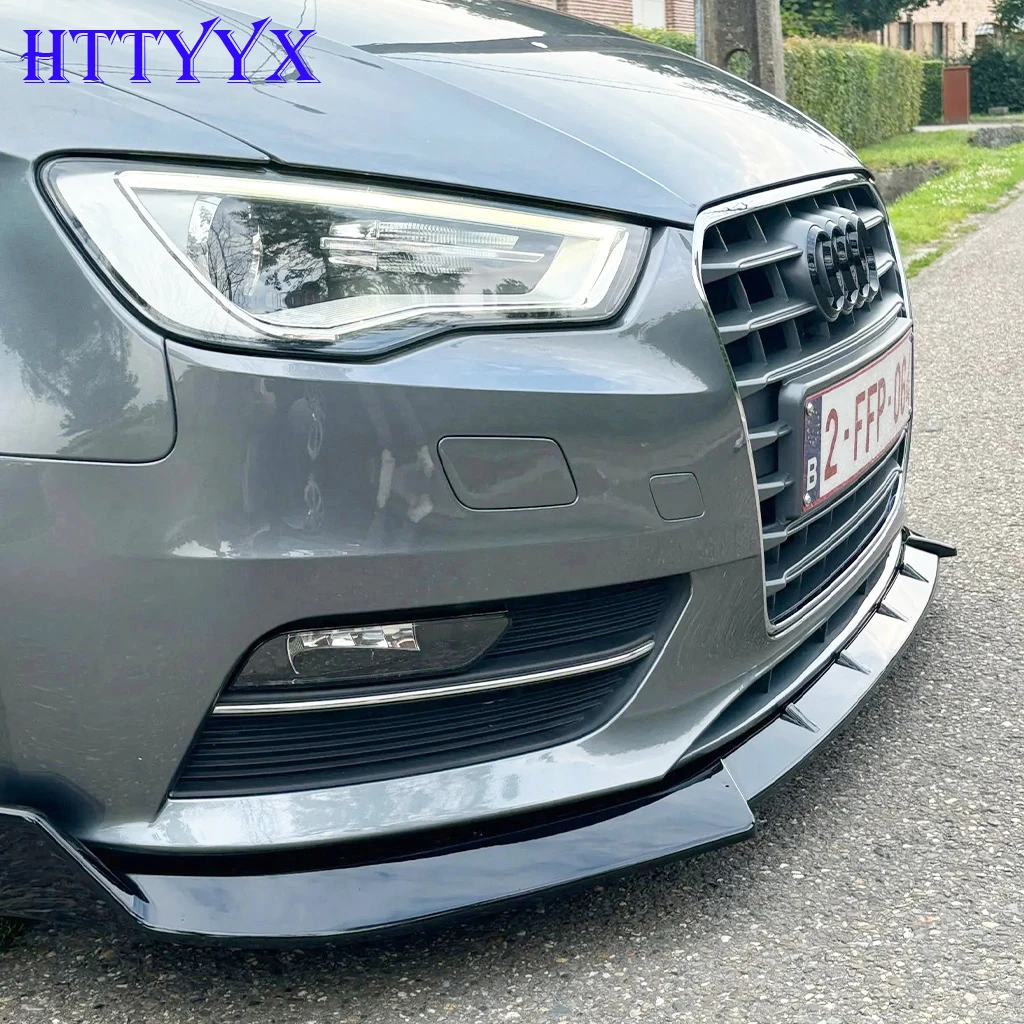

Подходит для AUDI A3 8V 2012-2016 седан, передний бампер автомобиля, разделитель губ, диффузор, комплект кузова, защита спойлера (не для моделей S-Line)