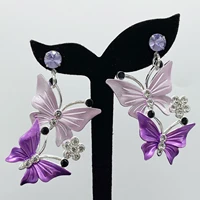 beautiful colorful butterfly drop earrings for women pendant dangle earring original statement earrings new jewelry 2022 aretes