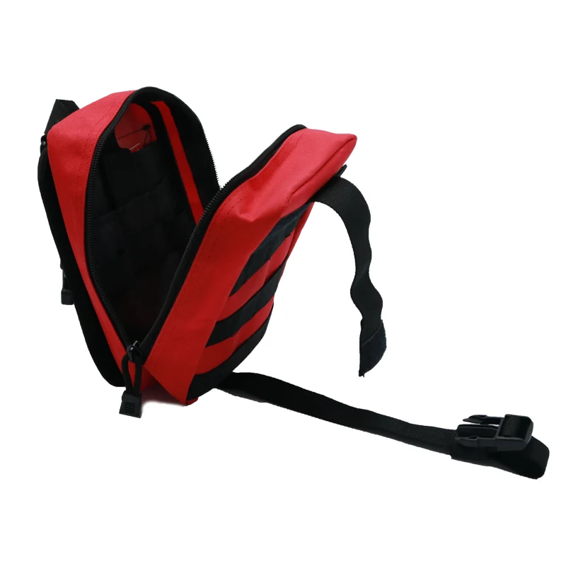 Медицинский набор выживания для первой помощи в сумке для аксессуаров на талии Molle Gear для экстренных случаев на открытом воздухе, охоты и кемпинга с функцией SOS.