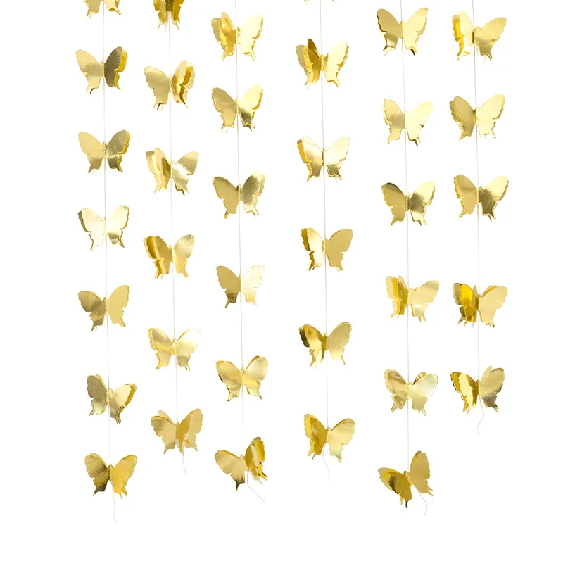 

3D бумажный баннер бабочка для праздника