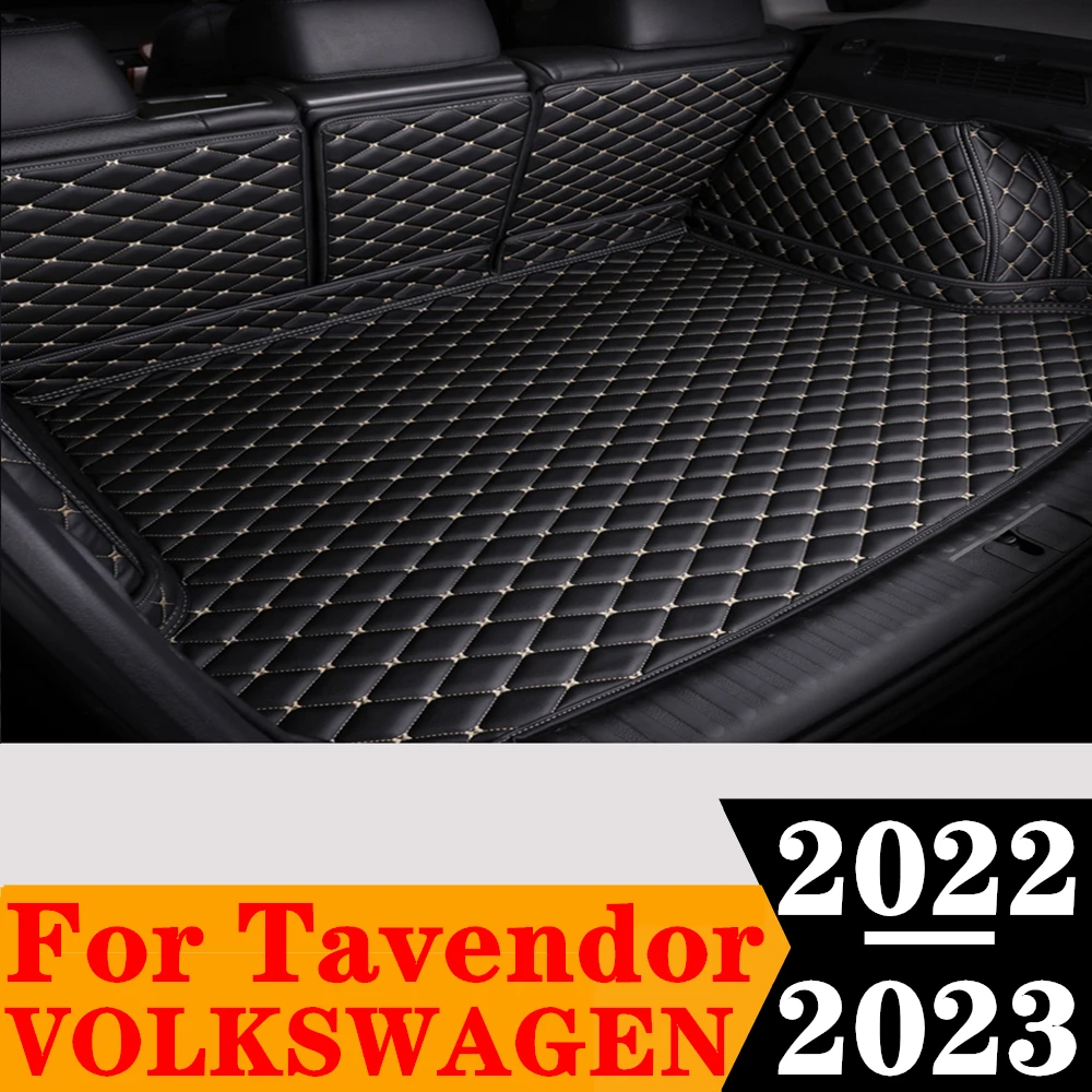 

Sinjayer Waterproof Highly Covered Car Trunk Mat Tail Boot Pad Parts Carpet Cover Cargo Liner For Volkswagen VW Tavendor 2022