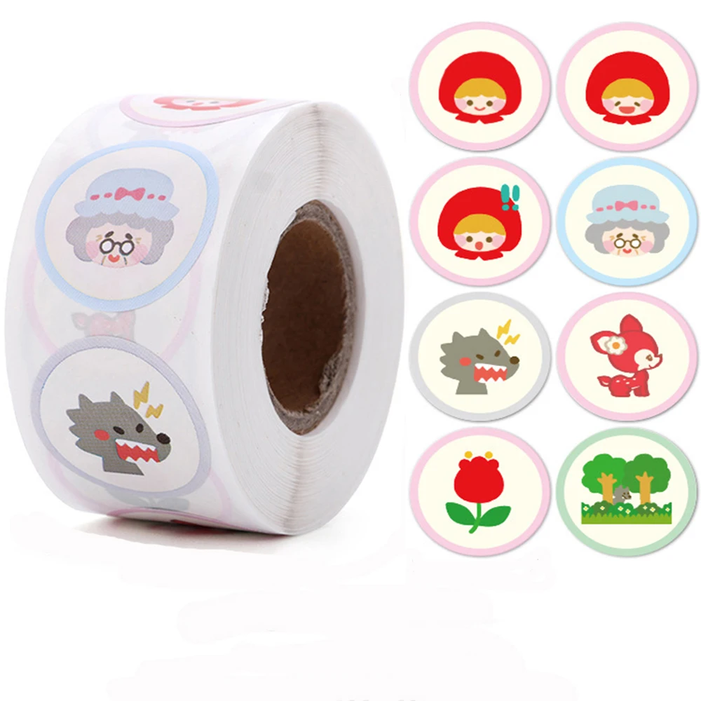 

100-500pcs Reward Stickers Cute Animals Motivational Stickers For Kids Toys School Reward Students Teachers Stationery Labels