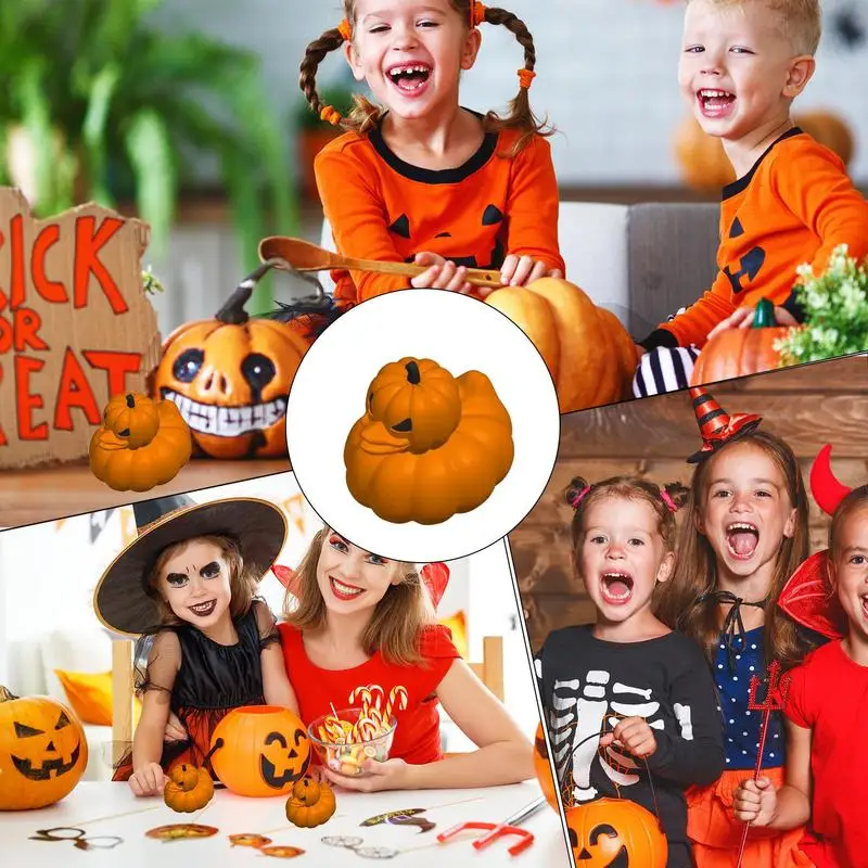 3D фигурки тыквы утки Хэллоуин печатные украшение в виде реалистичный дизайн