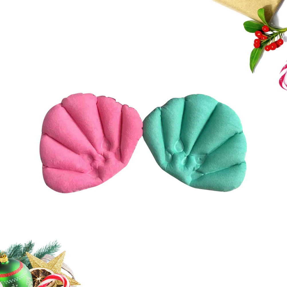 

Bath Cushion Spa Headrest Pillow with Suction Cups Bathroom for Tub Bathtub Mats