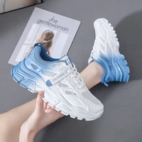 spring sneakers women thick bottom daddy shoe thick bottom round toe breathing leisure female vulcanize shoes