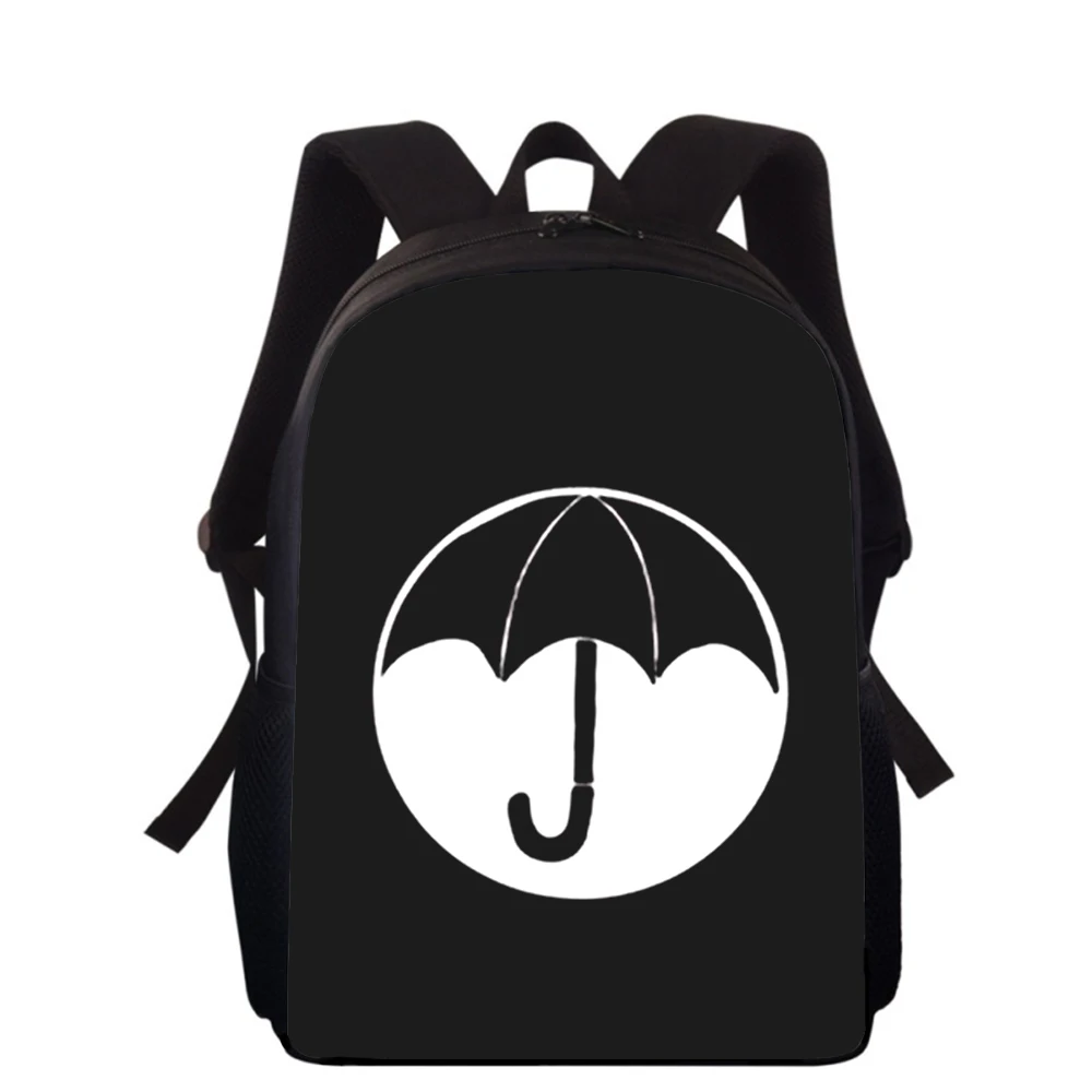 The Umbrella Academy 15” 3D Print Kids Backpack Primary School Bags for Boys Girls Back Pack Students School Book Bags