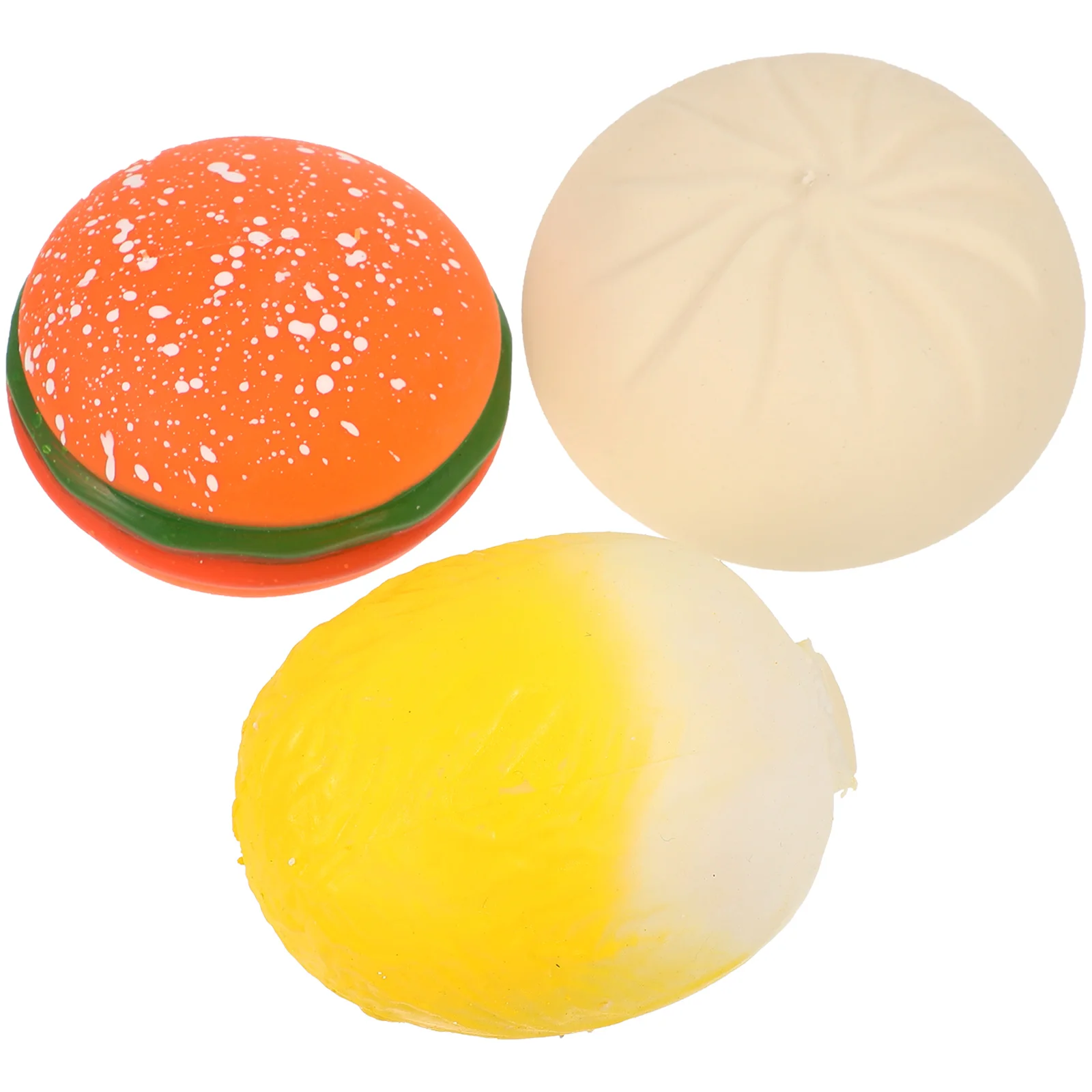 Food Pretend Play Cartoon Funny Food Food Shape Squeeze Burger Modeling Stress for Office Kids