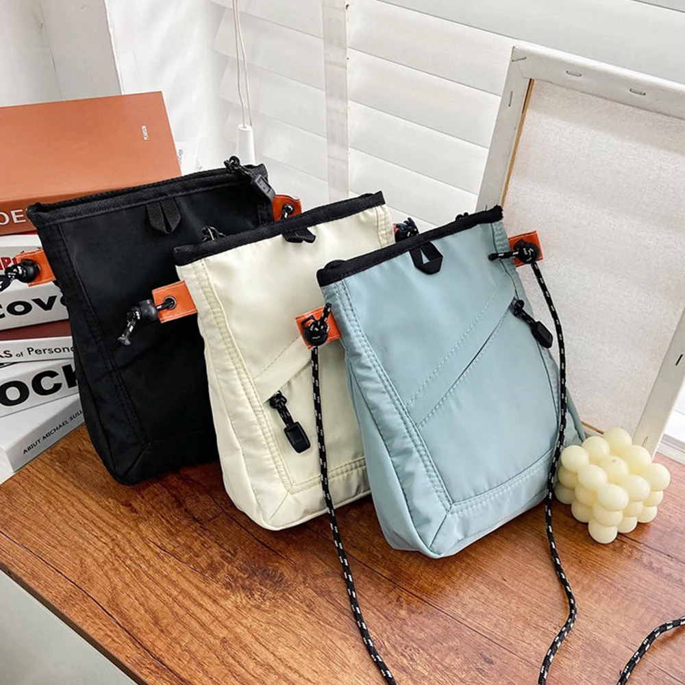 

Mini Square Shoulder Bag For Men Women Nylon Waterproof Crossbody Bag Casual Messenger Bag Unisex Sport Handbag For Travel
