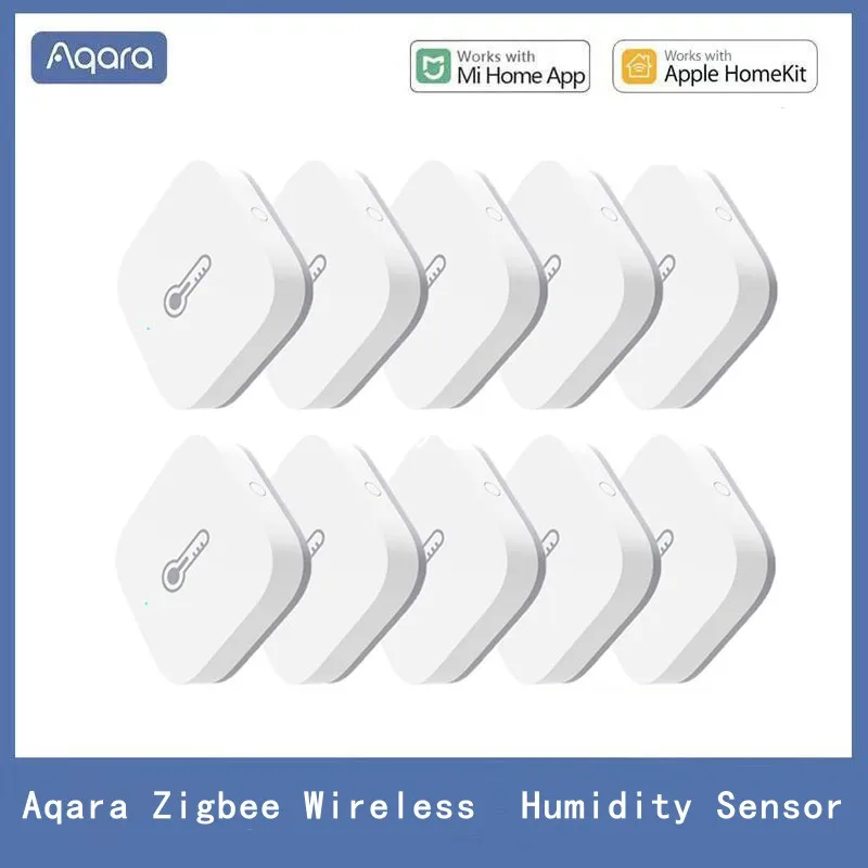 

Aqara Zigbee Wireless Temperature Humidity Sensor For Smart Home Kit Thermometer Hygrometer Mijia Temperature Humidity Sensor