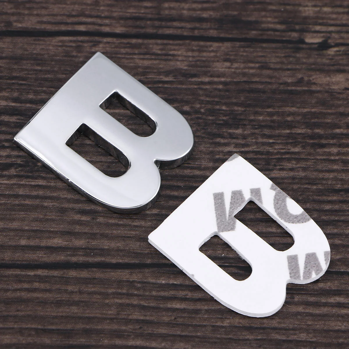 

3D DIY Metallic Alphabet Sticker Car Emblem Letter Badge Decal (B)