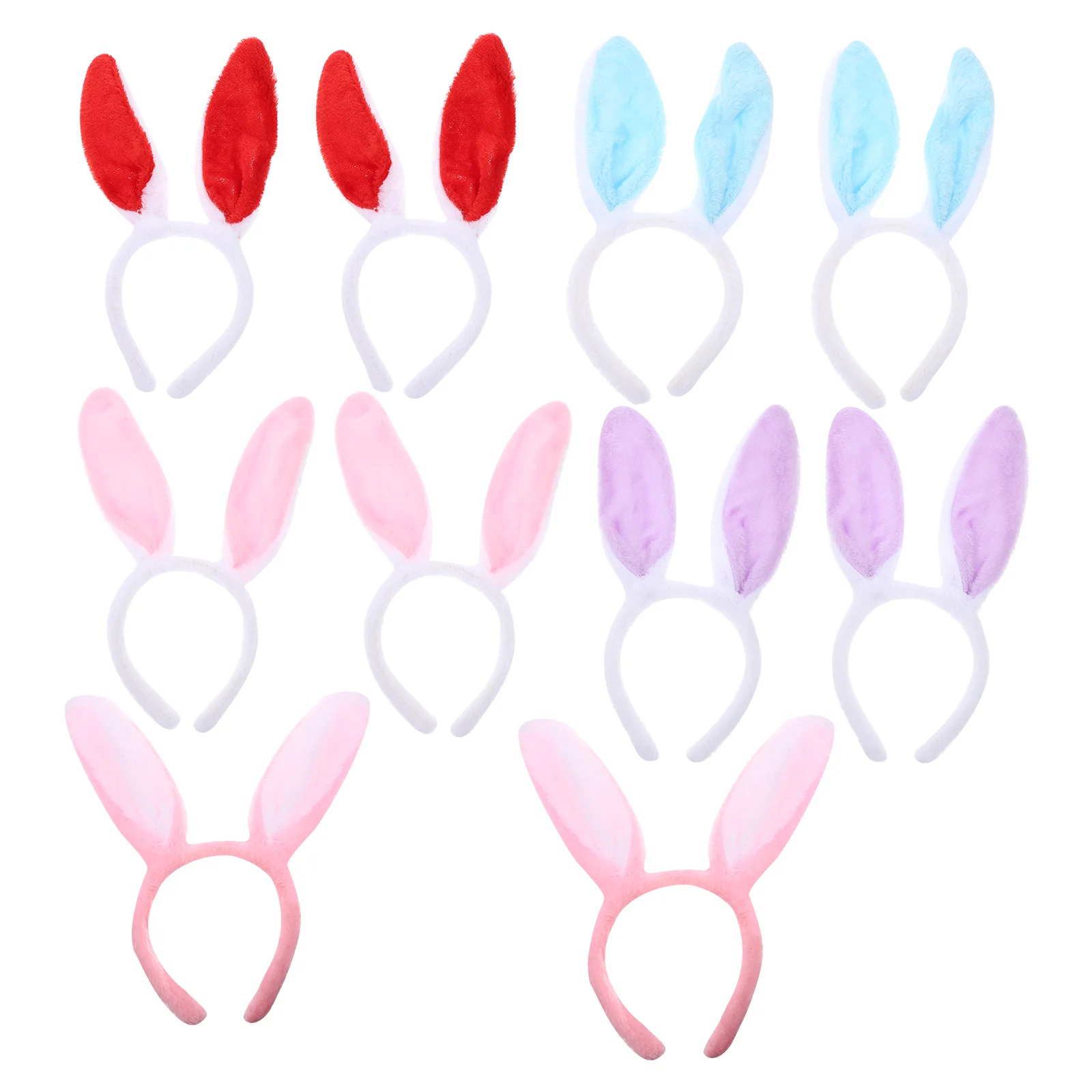 10 Pcs Stuffed Animals Adults Bunny Headband Easter Headband Animal Ear Headband Bunny Ear Headband