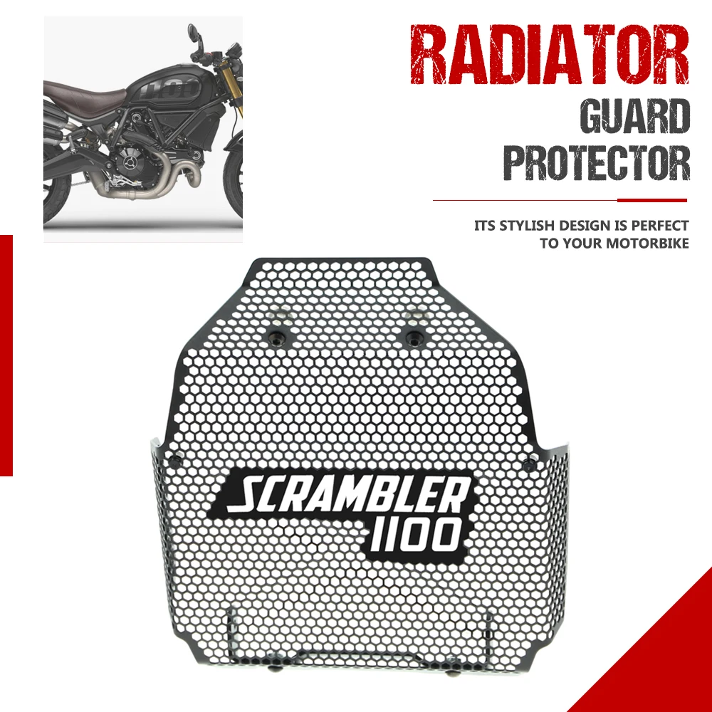 

For Ducati Scrambler 1100 Sport Dark Pro Tribute Urban Motard Radiator Cover Guard Grill Protector Protection Coolant System Net