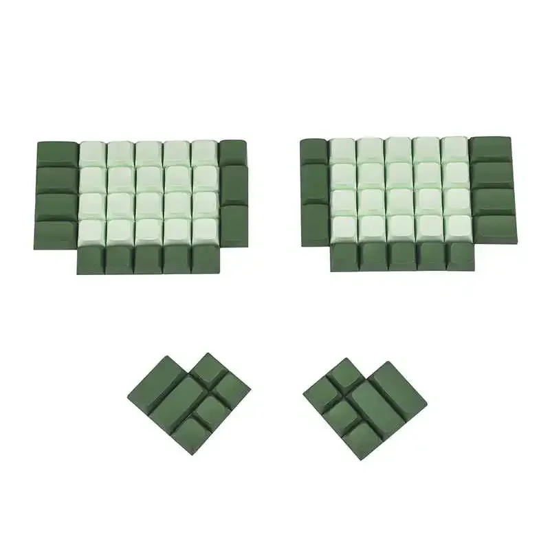 Фото ZDA профильные шариковые колпачки для клавиш Matcha Dye PBT MX переключатели для Ergo Ergodox Planck Preonic Lily58 механическая клавиатура №2