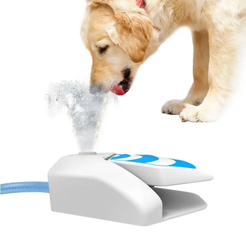 

Automatic Dog Water Fountain Step On Toy Outdoor Joy With Pets Security Without Electricity For S/L Dogs High Capacity Drinking